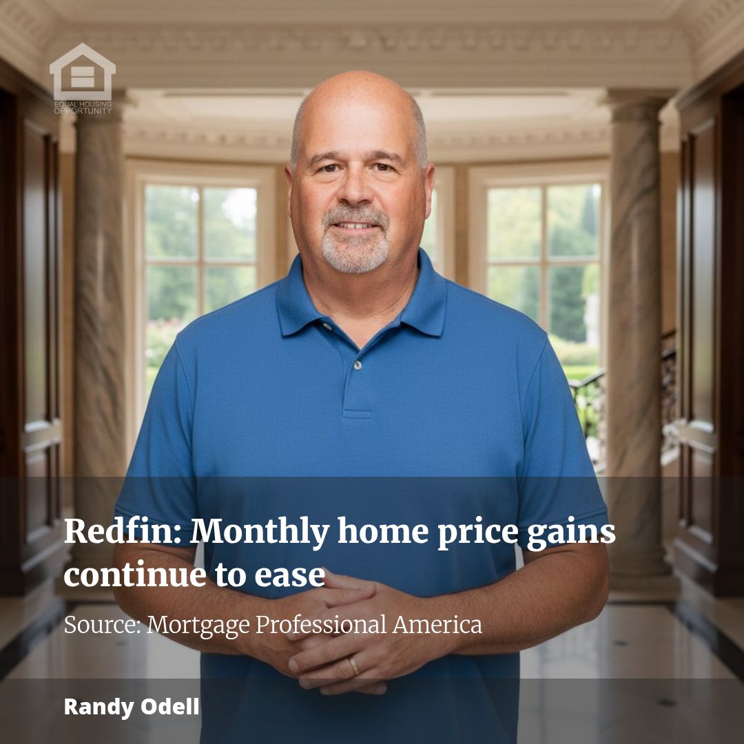 Redfin: Monthly home price gains continue to ease