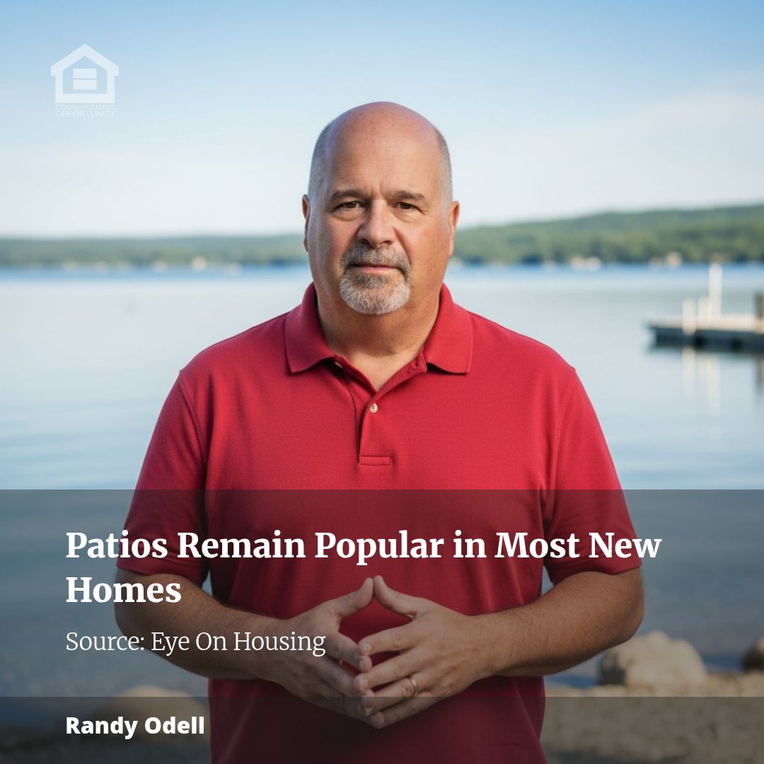 Patios Remain Popular in Most New Homes